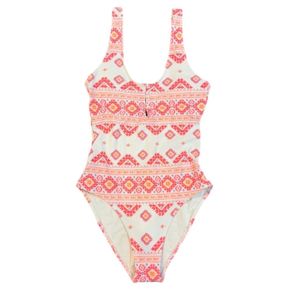 Aerie Textured Geo One-Piece Swimsuit – Size Small